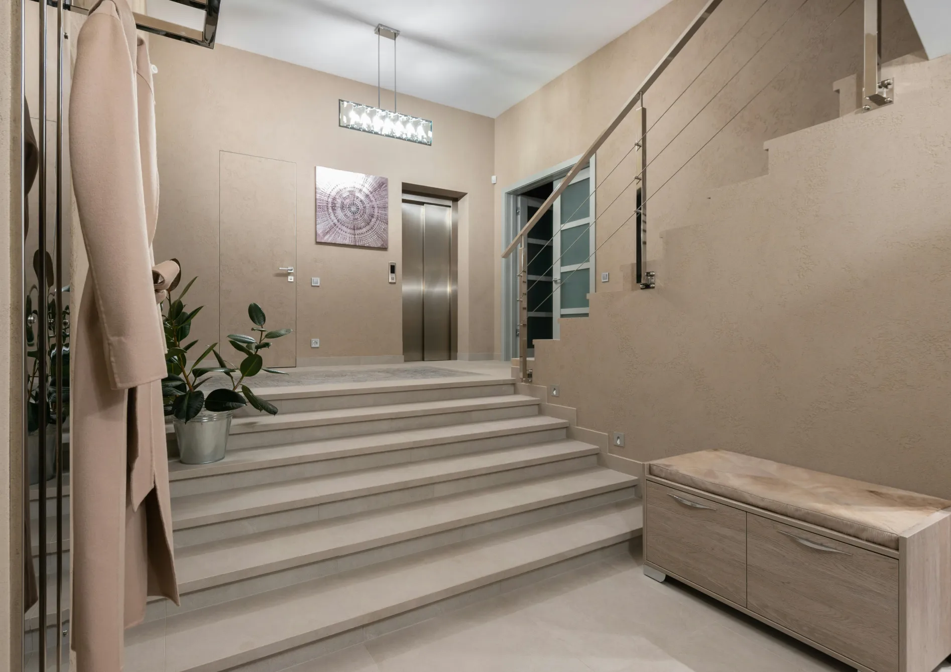 Plantes pour les couloirs et les escaliers